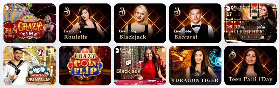 Jeux de casino en direct Royal Game Casino
